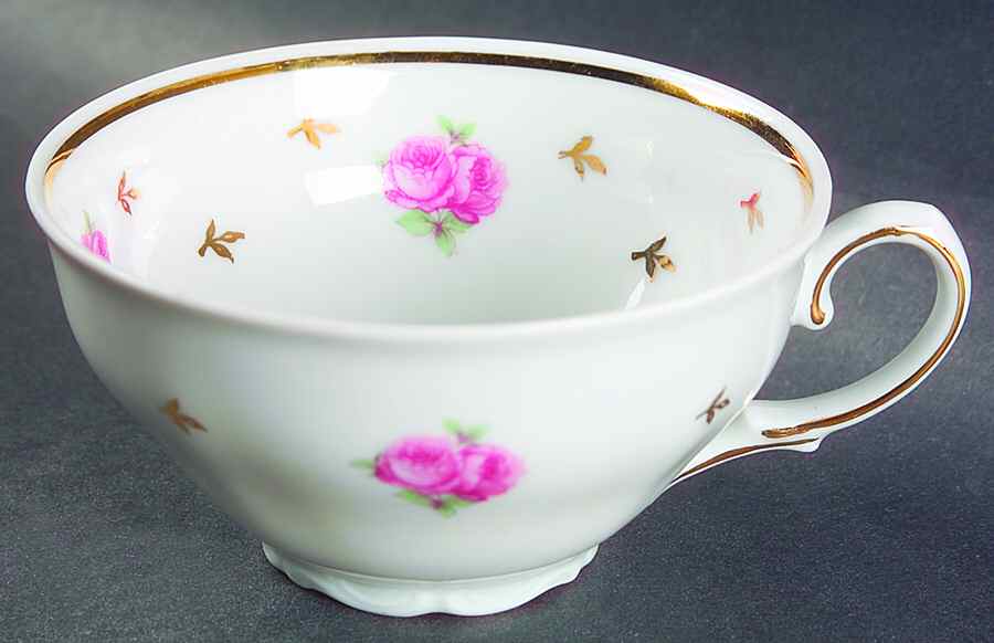 Heritage (Rosebuds) Flat Cup by Winterling - Bavaria-1