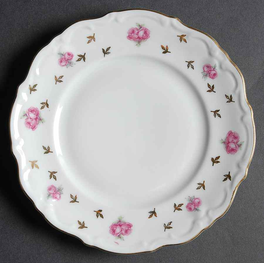 Heritage (Rosebuds) Bread & Butter Plate by Winterling - Bavaria-1