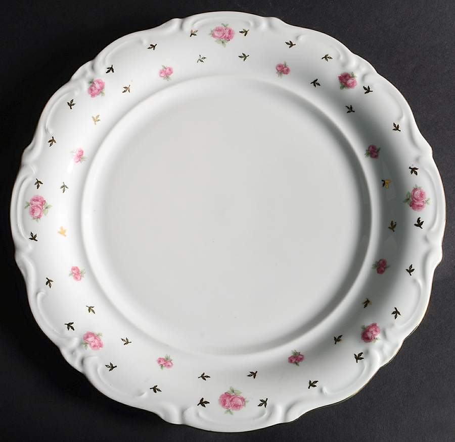 Heritage (Rosebuds) 12" Chop Plate (Round Platter) by Winterling - Bavaria-1