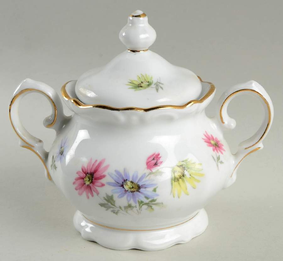 Margo Sugar Bowl & Lid by Winterling - Bavaria-1