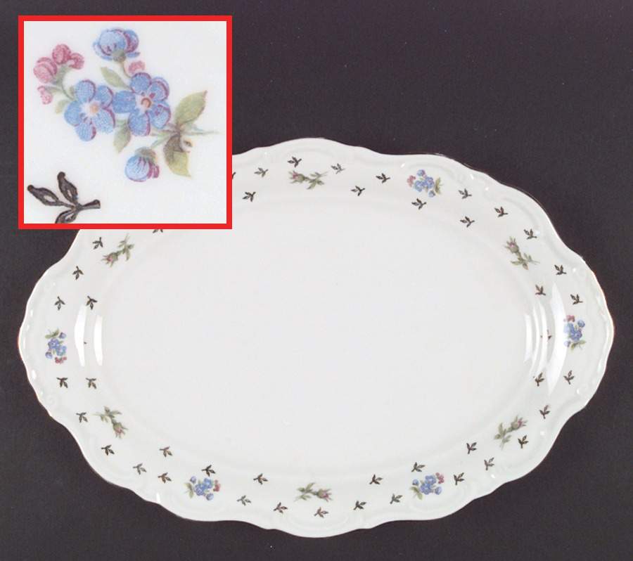 Mayfield 15" Oval Serving Platter by Winterling - Bavaria-1