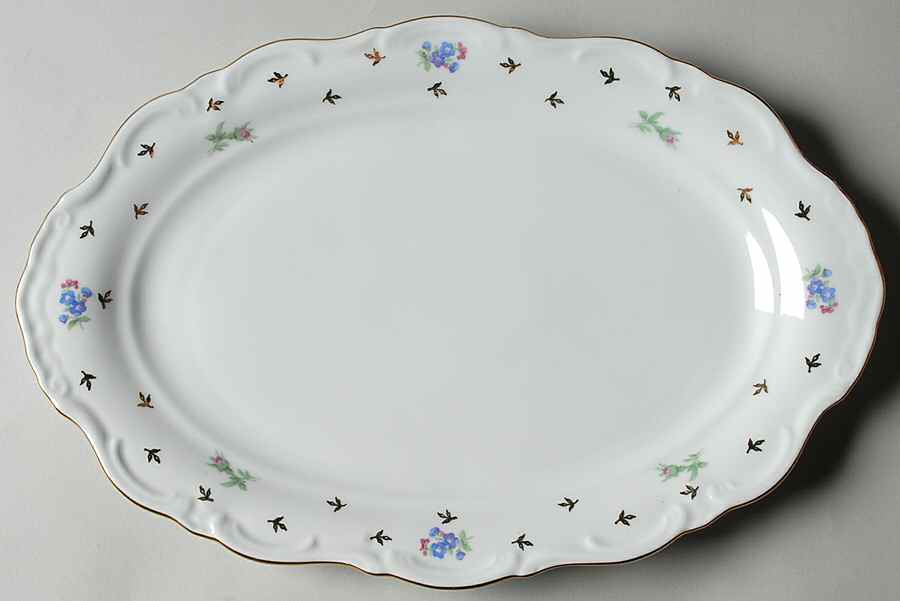 Mayfield 12" Oval Serving Platter by Winterling - Bavaria-1