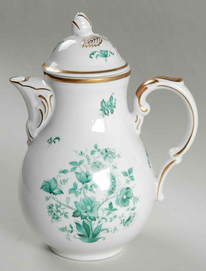 Meissen Jade Coffee Pot & Lid by Winterling - Bavaria-1