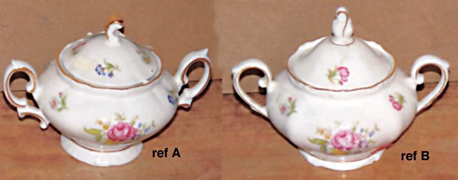 Mignon (Gold Backstamp, Scalloped) Sugar Bowl & Lid by Winterling - Bavaria-1