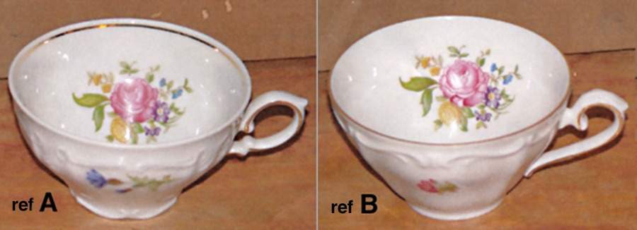 Mignon (Gold Backstamp, Scalloped) Flat Cup by Winterling - Bavaria-1