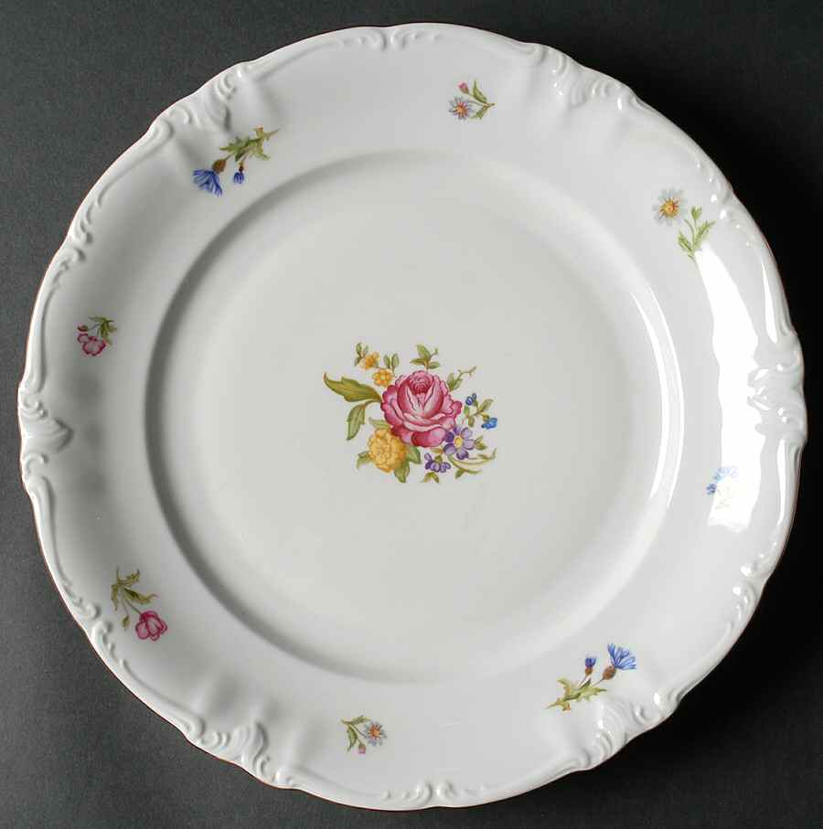 Mignon (Gold Backstamp, Scalloped) 12" Chop Plate (Round Platter) by Winterling - Bavaria-1