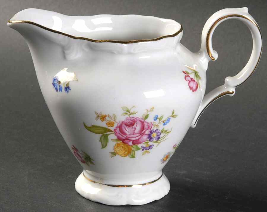 Mignon (Gold Backstamp, Scalloped) Creamer by Winterling - Bavaria-1