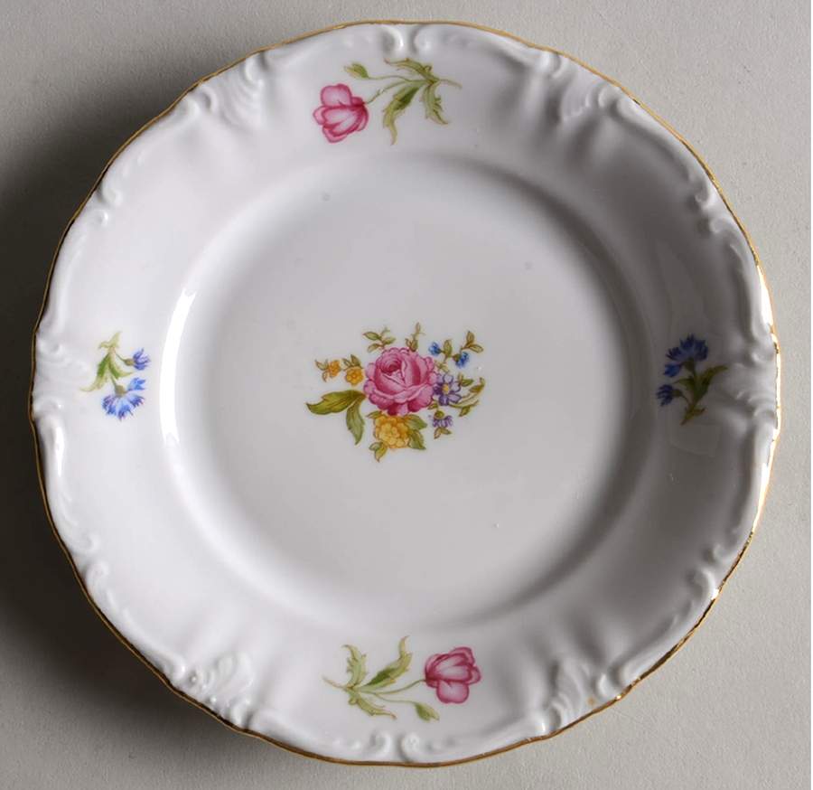 Mignon (Gold Backstamp, Scalloped) Bread & Butter Plate by Winterling - Bavaria-1
