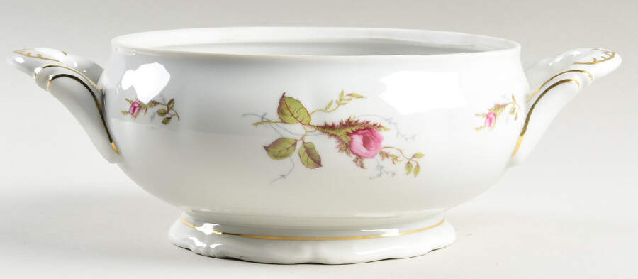 Moss Rose Round Vegetable No Lid by Winterling - Bavaria-1