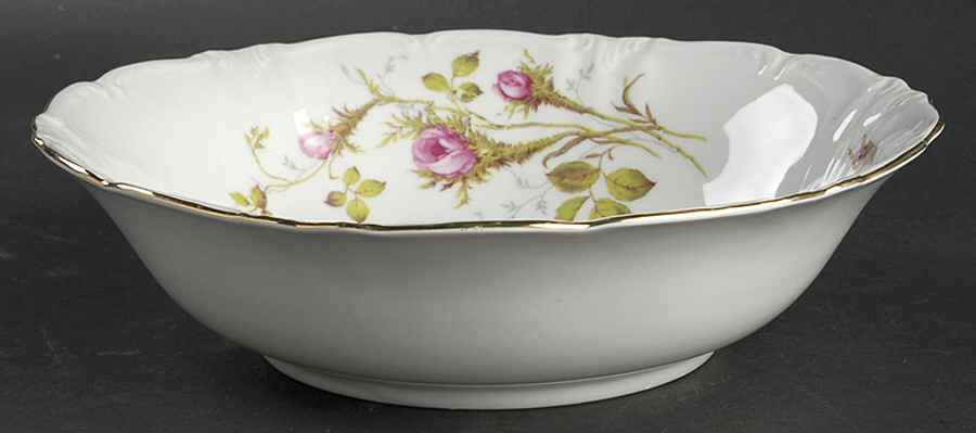 Moss Rose 9" Round Vegetable Bowl by Winterling - Bavaria-1