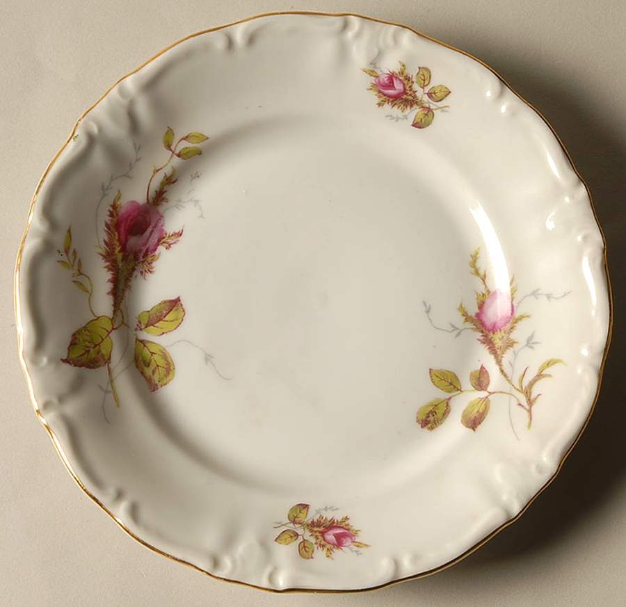 Moss Rose Bread & Butter Plate by Winterling - Bavaria-1