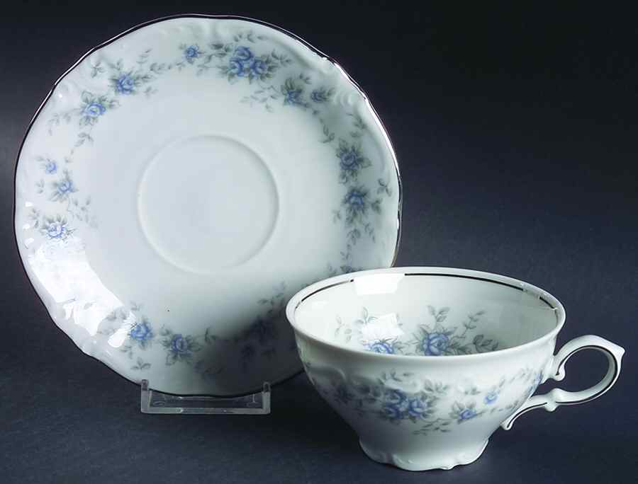 Renaissance II Flat Cup & Saucer Set by Winterling - Bavaria-1