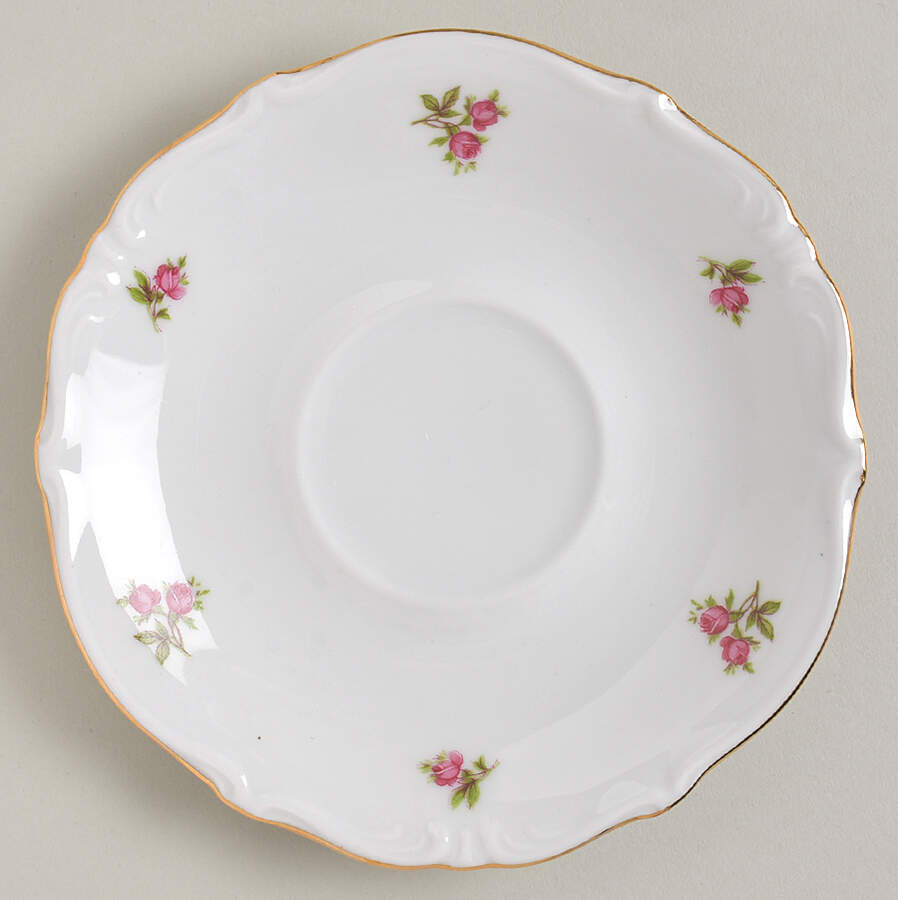 Rosebud (Rim Shape) Saucer for Footed Cup by Winterling - Bavaria-1