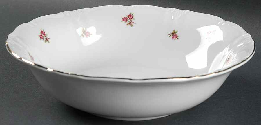 Rosebud (Rim Shape) 9" Round Vegetable Bowl by Winterling - Bavaria-1