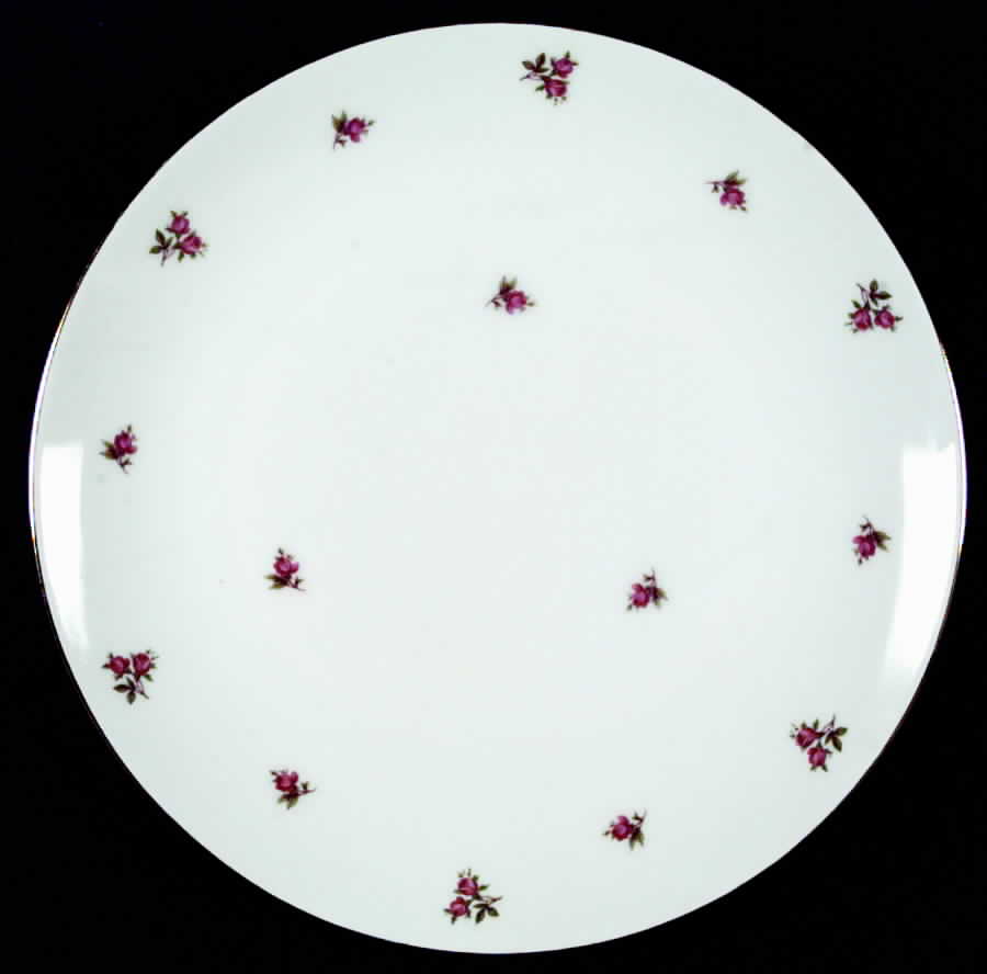 Rosebud (Coupe Shape) Dinner Plate by Winterling - Bavaria-1