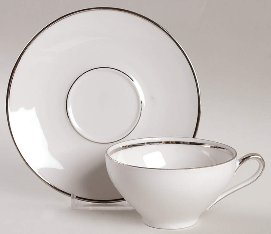 Silverbrook Flat Cup & Saucer Set by Winterling - Bavaria-1