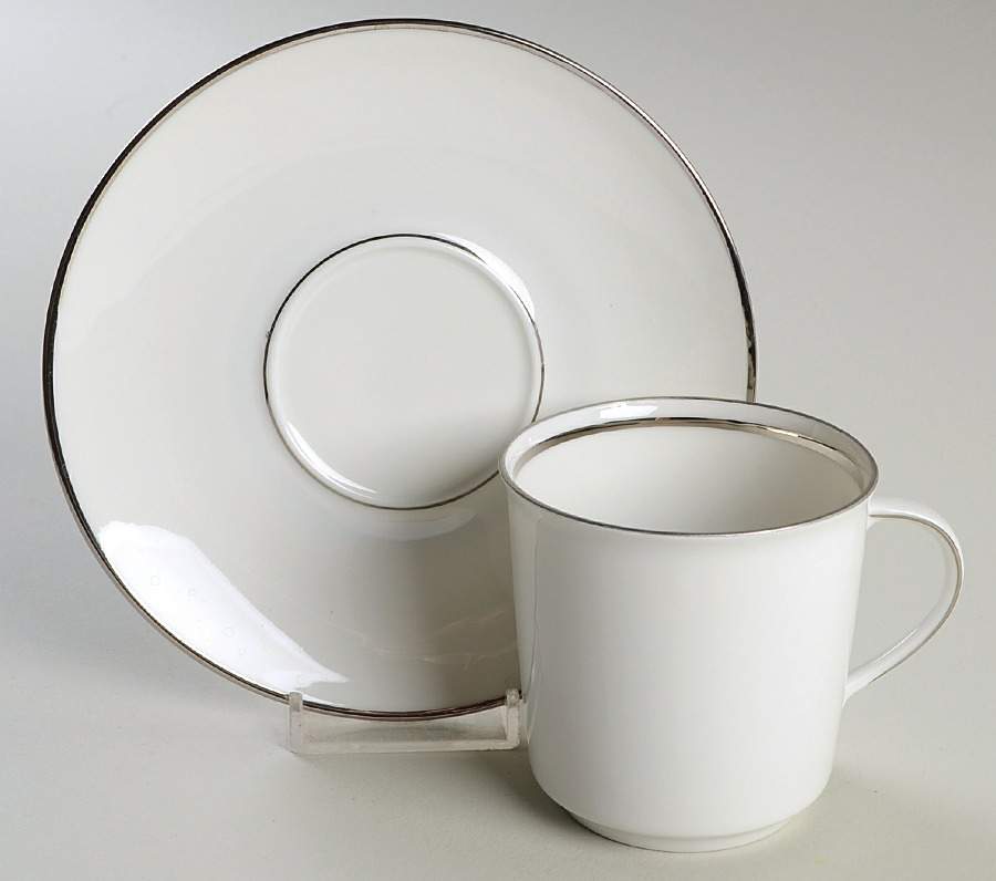 Silverbrook Flat Cup & Saucer Set by Winterling - Bavaria-1
