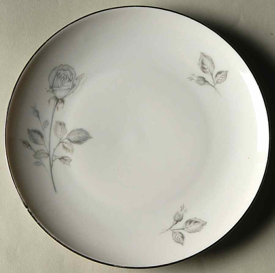 Snow Rose Bread & Butter Plate by Winterling - Bavaria-1