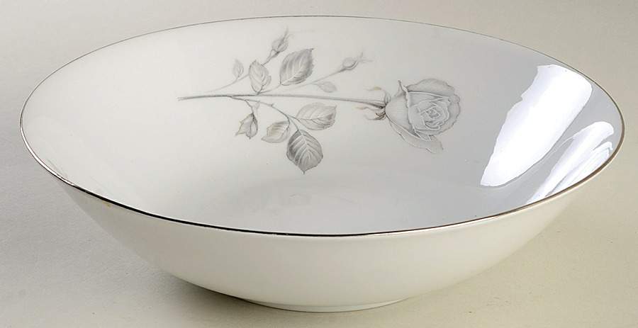 Snow Rose 10" Round Vegetable Bowl by Winterling - Bavaria-1