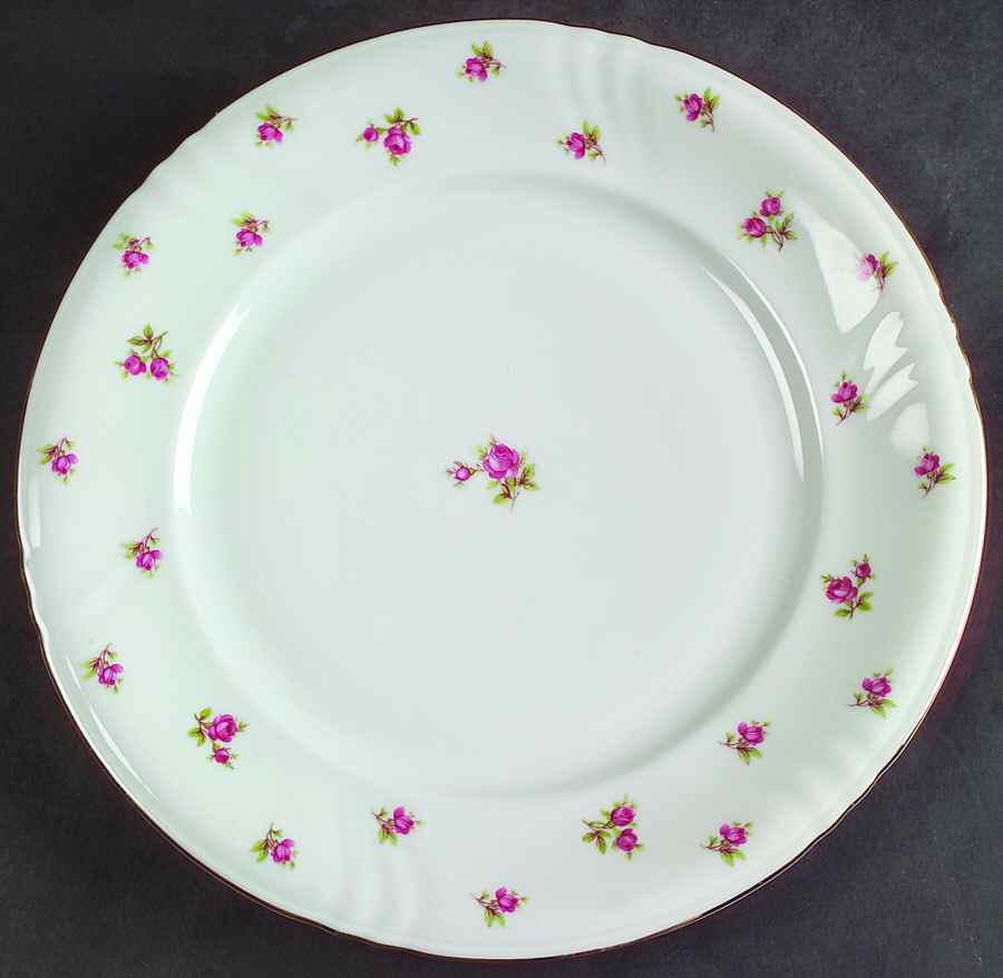 Spring Roses (Swirl) Dinner Plate by Winterling - Bavaria-1