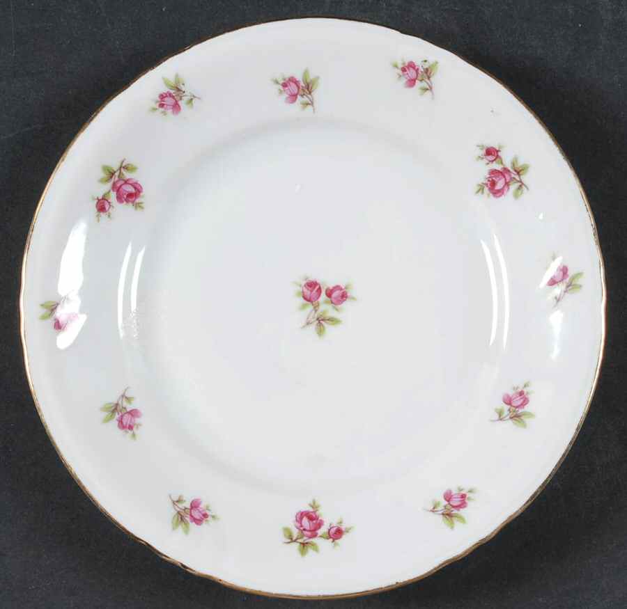 Spring Roses (Swirl) Bread & Butter Plate by Winterling - Bavaria-1