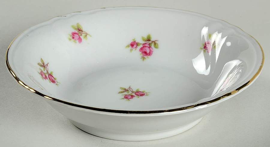 Spring Roses (Swirl) Fruit/Dessert (Sauce) Bowl by Winterling - Bavaria-1