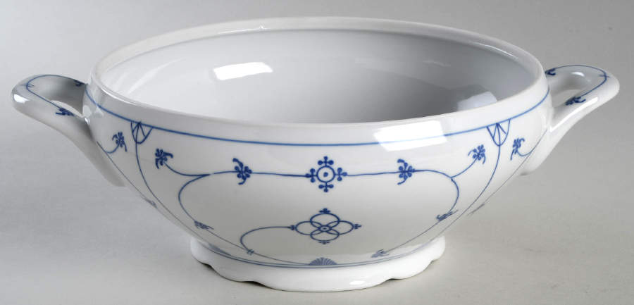 Strawflower (Scalloped) Round Vegetable No Lid by Winterling - Bavaria-1
