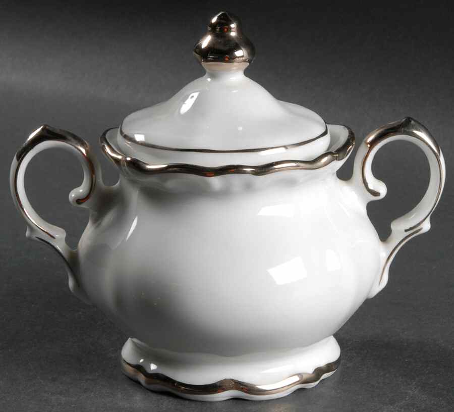 Sylvia Sugar Bowl & Lid by Winterling - Bavaria-1
