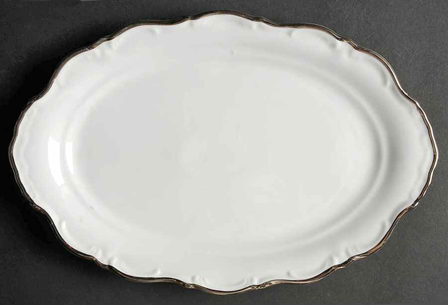 Sylvia 12" Oval Serving Platter by Winterling - Bavaria-1