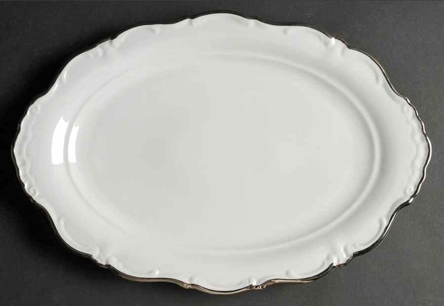 Sylvia 15" Oval Serving Platter by Winterling - Bavaria-1