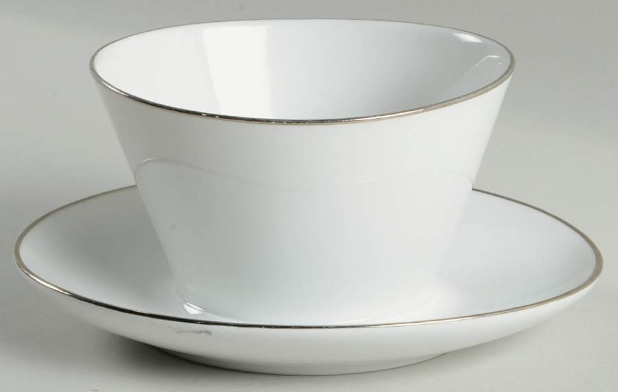 Symphony Gravy Boat with Attached Underplate by Winterling - Bavaria-1