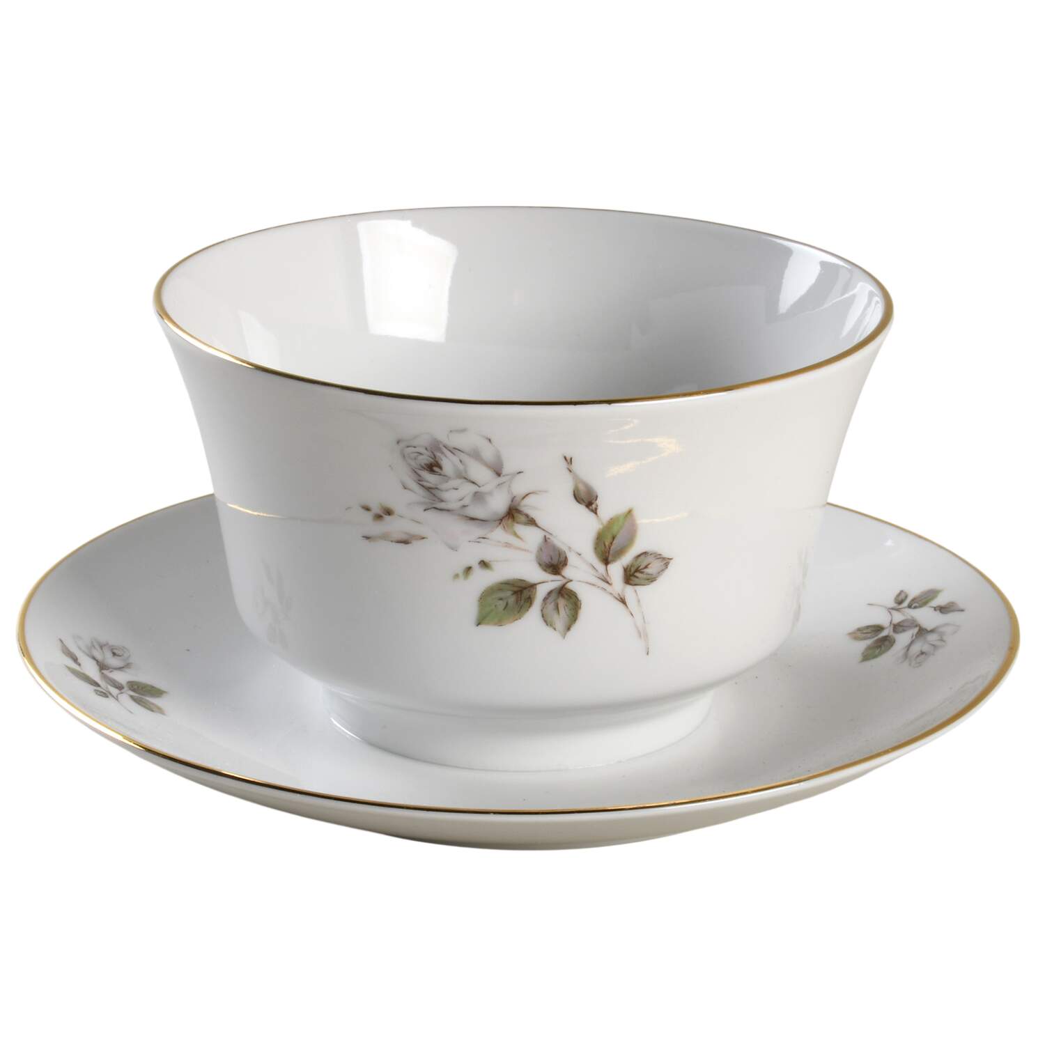 Tosca Round Gravy Boat/Attached Underplate by Winterling - Bavaria-1