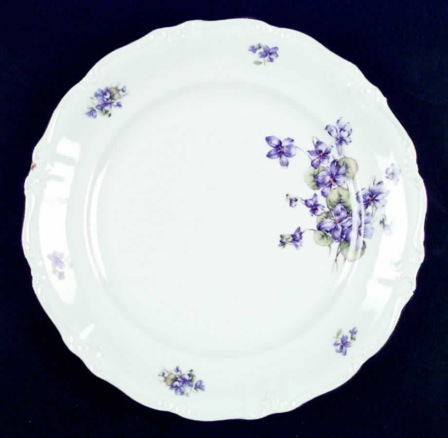 Violets Dinner Plate by Winterling - Bavaria-1