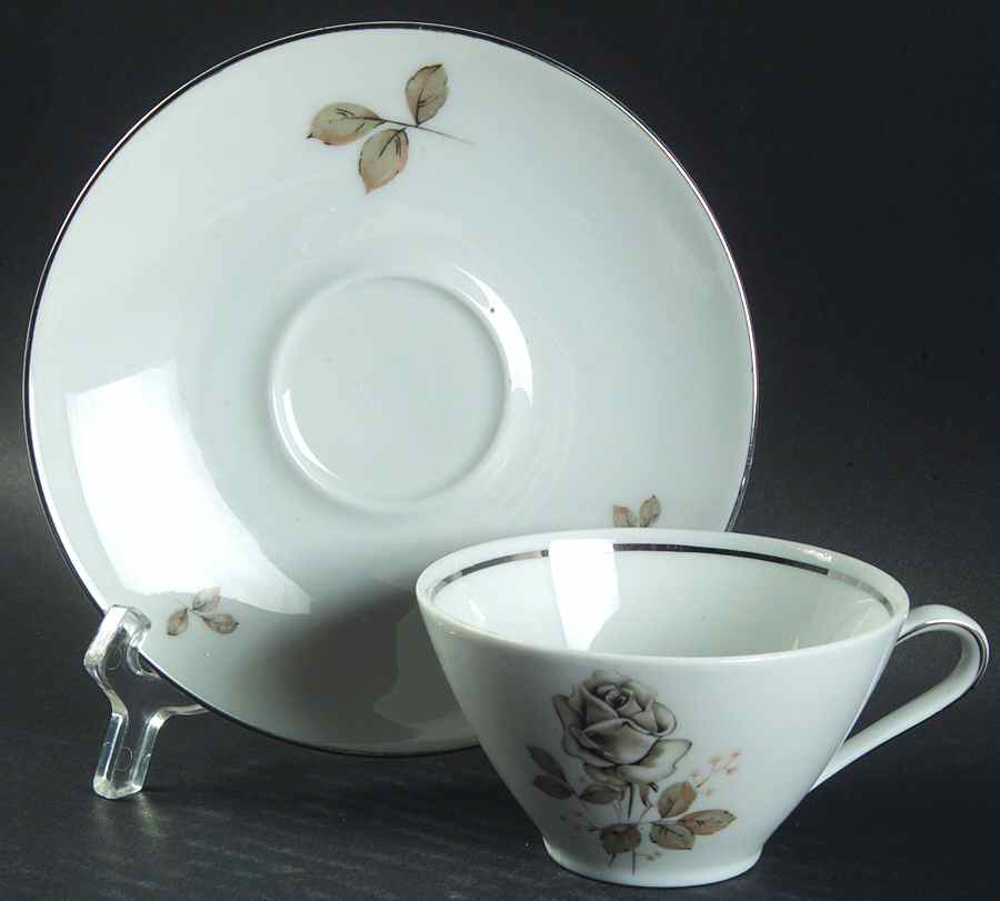 WIG10 Flat Cup & Saucer Set by Winterling - Bavaria-1