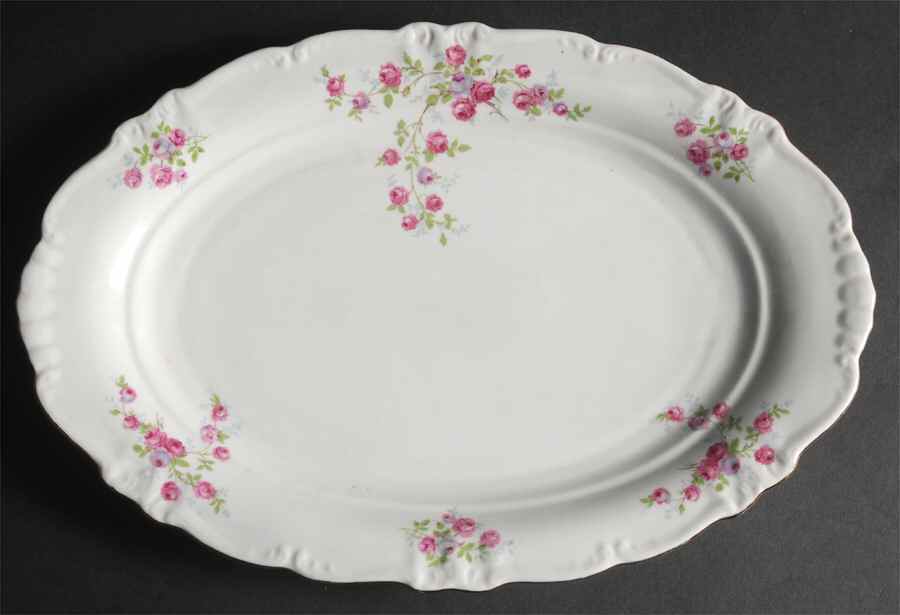 Rosalie 15" Oval Serving Platter by Winterling - Bavaria-1