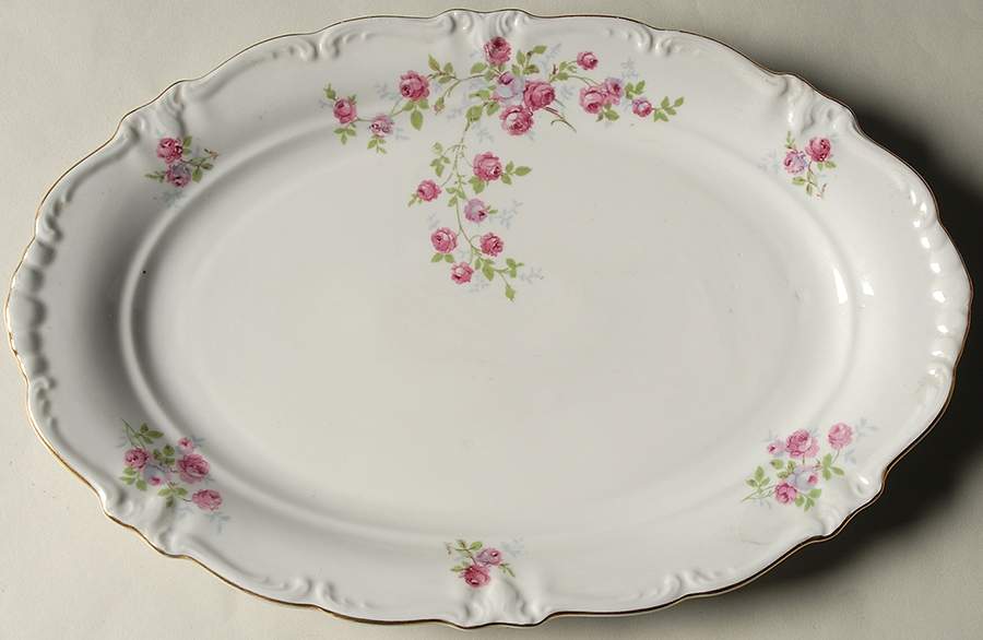 Rosalie 13" Oval Serving Platter by Winterling - Bavaria-1