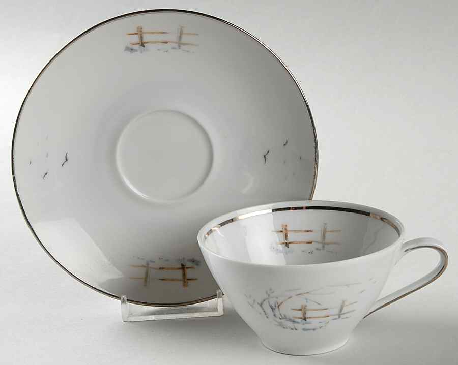 WIG12 Flat Cup & Saucer Set by Winterling - Bavaria-1