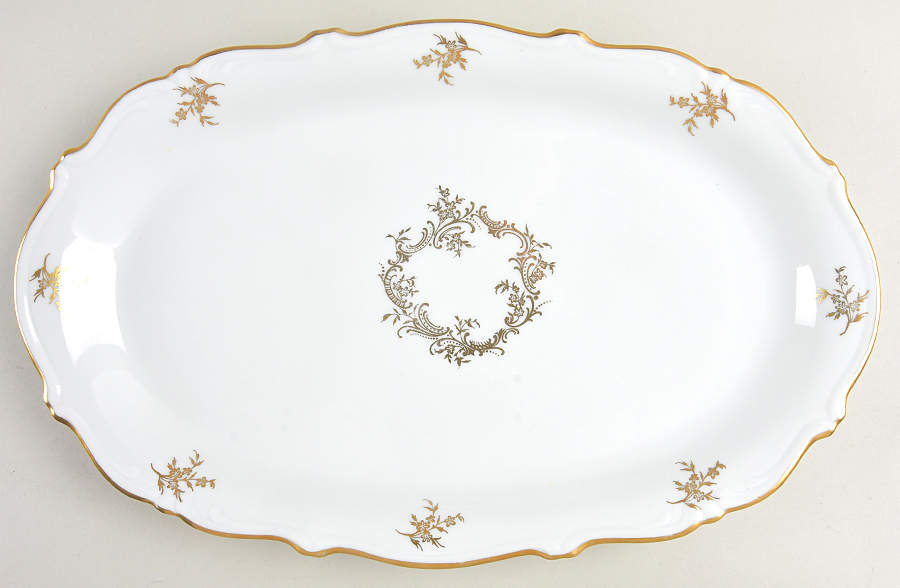 WIG123 15" Oval Serving Platter by Winterling - Bavaria-1