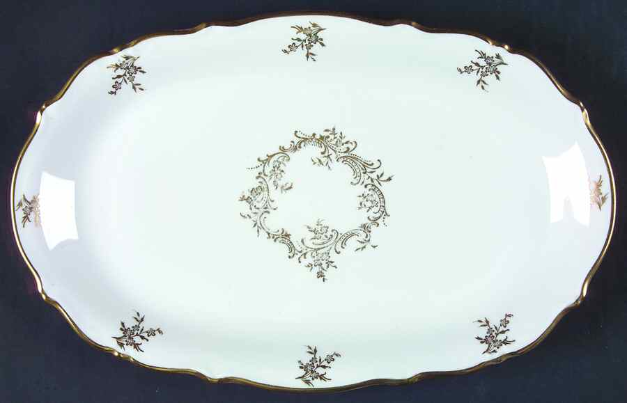 WIG123 12" Oval Serving Platter by Winterling - Bavaria-1