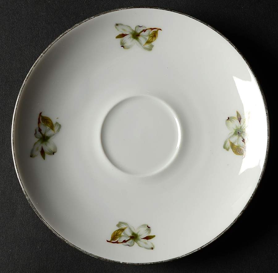 Dogwood (Smooth, Coupe) Saucer by Winterling - Bavaria-1