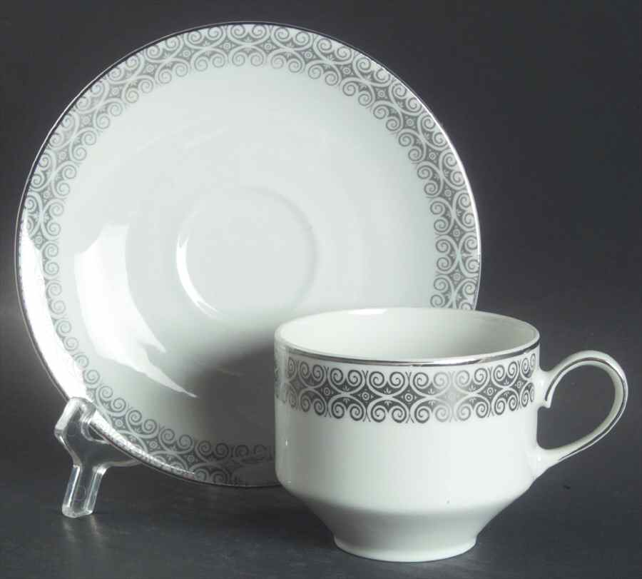 WIG141 Flat Cup & Saucer Set by Winterling - Bavaria-1