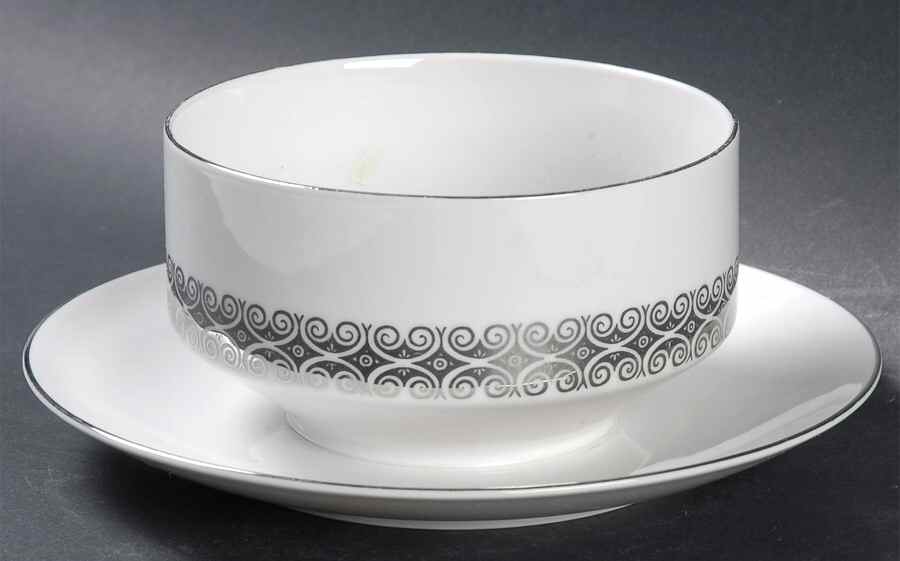 WIG141 Gravy Boat with Attached Underplate by Winterling - Bavaria-1