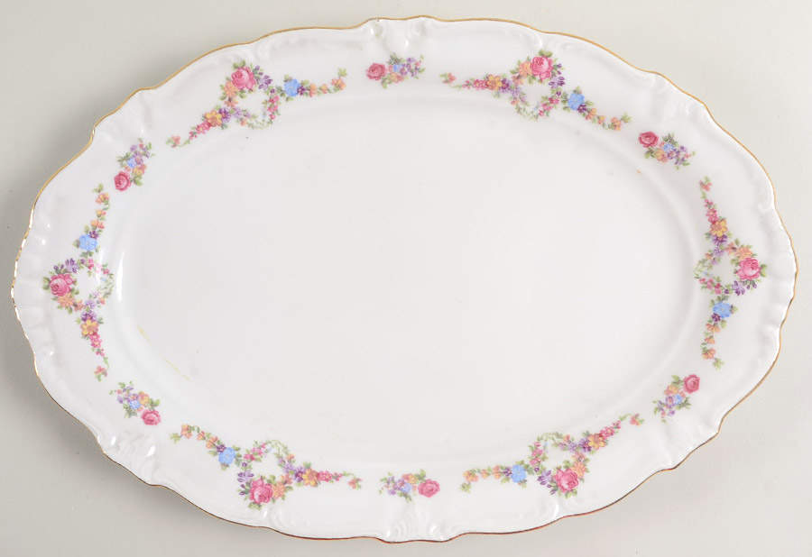 WIG147 13" Oval Serving Platter by Winterling - Bavaria-1