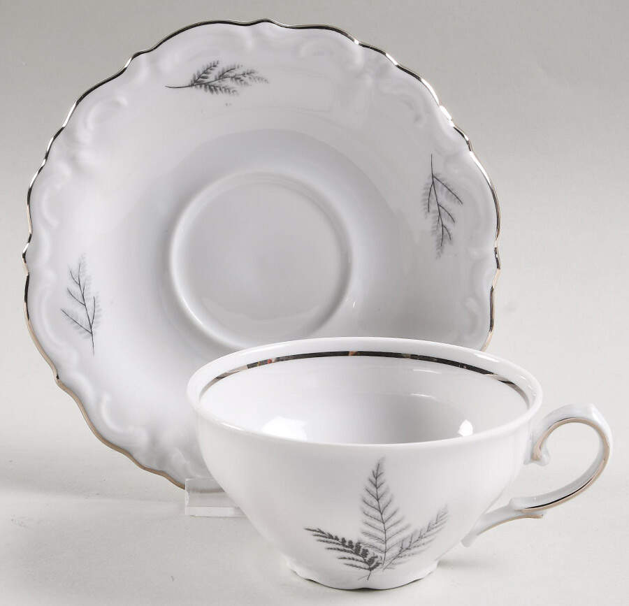 WIG15 Flat Cup & Saucer Set by Winterling - Bavaria-1