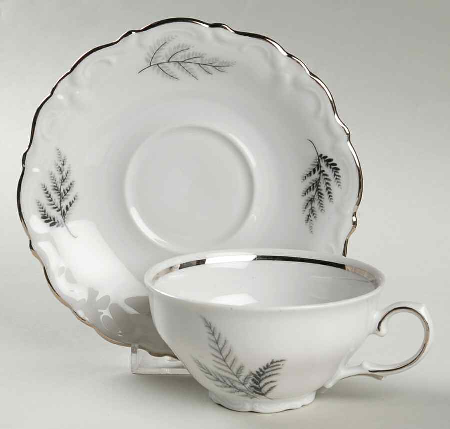 WIG15 Flat Cup & Saucer Set by Winterling - Bavaria-1