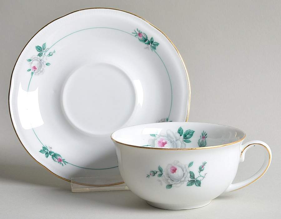 WIG153 Flat Cup & Saucer Set by Winterling - Bavaria-1