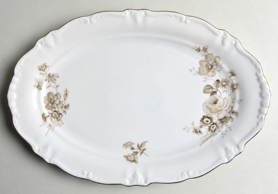 WIG154 12" Oval Serving Platter by Winterling - Bavaria-1