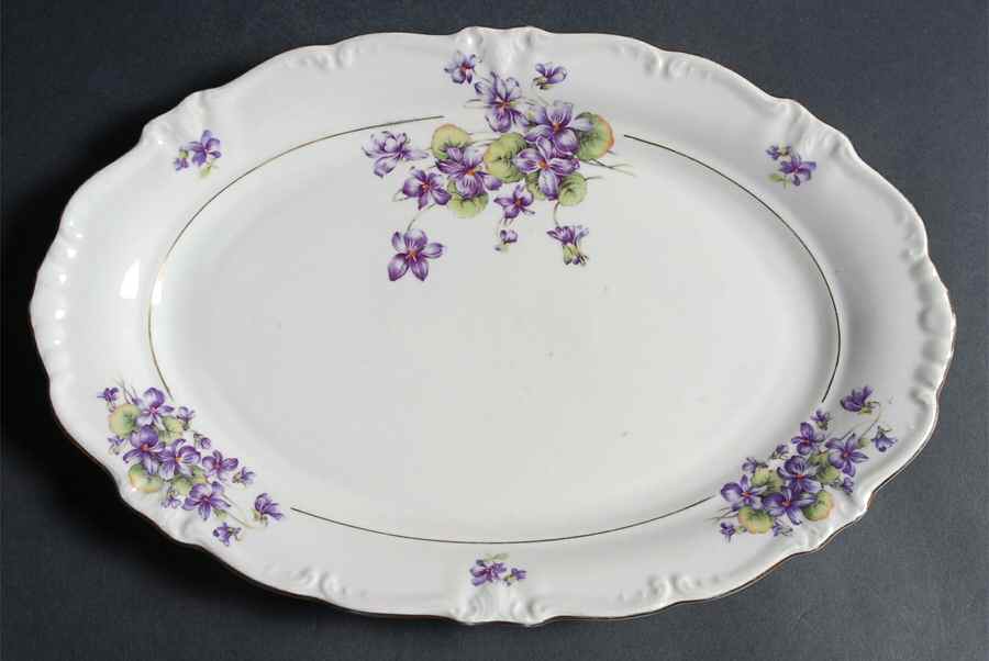 WIG156 12" Oval Serving Platter by Winterling - Bavaria-1