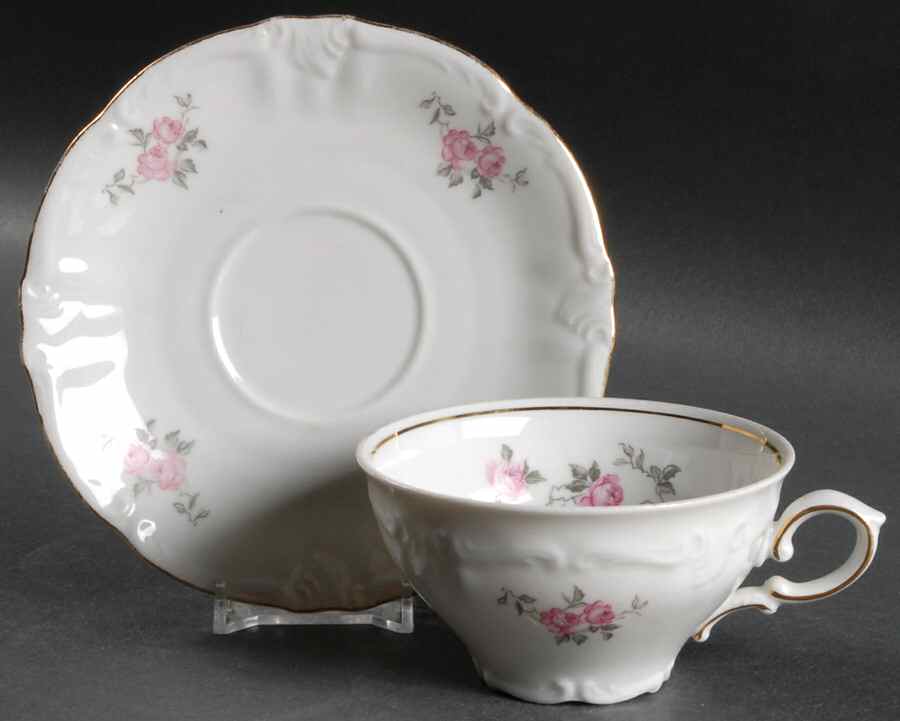WIG16 Flat Cup & Saucer Set by Winterling - Bavaria-1