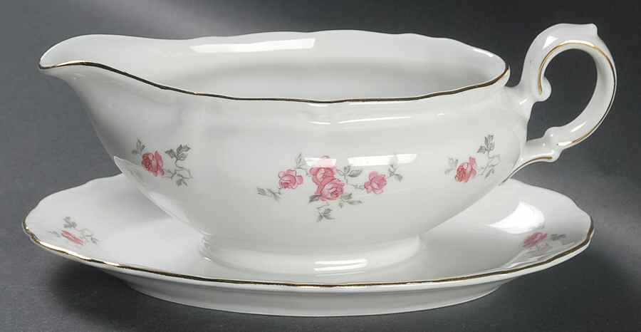 WIG16 Gravy Boat with Attached Underplate by Winterling - Bavaria-1